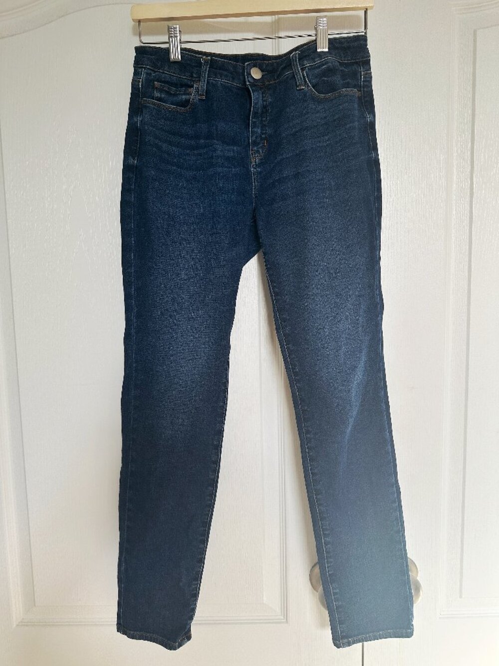 muji - women's denim skinny jeans - 27 inch